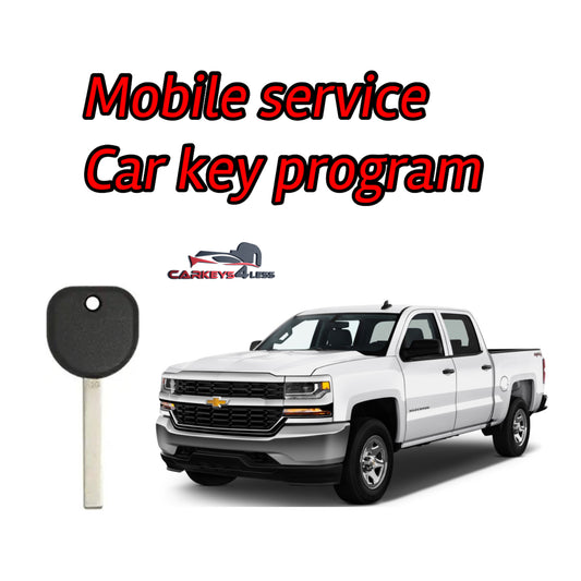 Mobile service for gm car key replacement