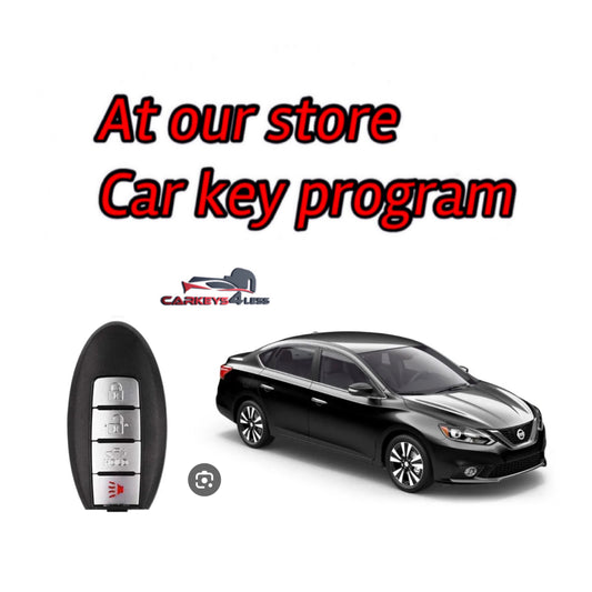 At our store nissan car key replacement