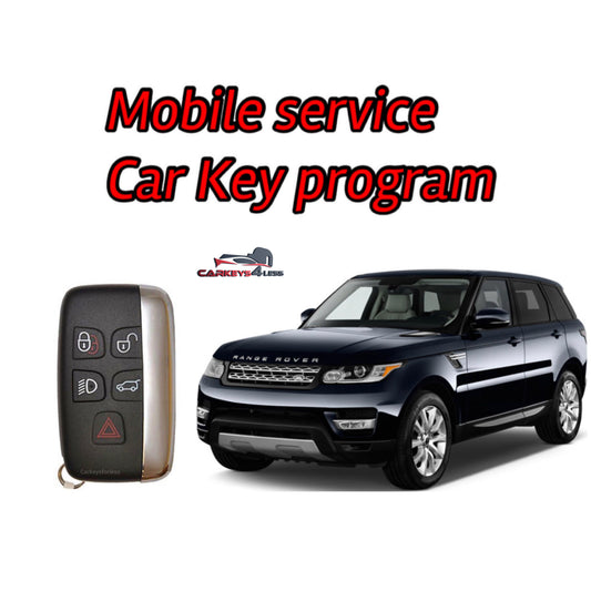 Mobile service for land rover car key replacement lost or spare