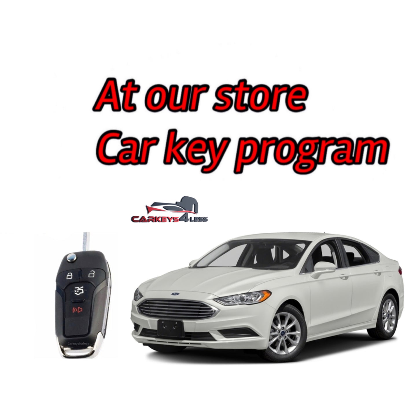 At our store car key replacement for ford fusion