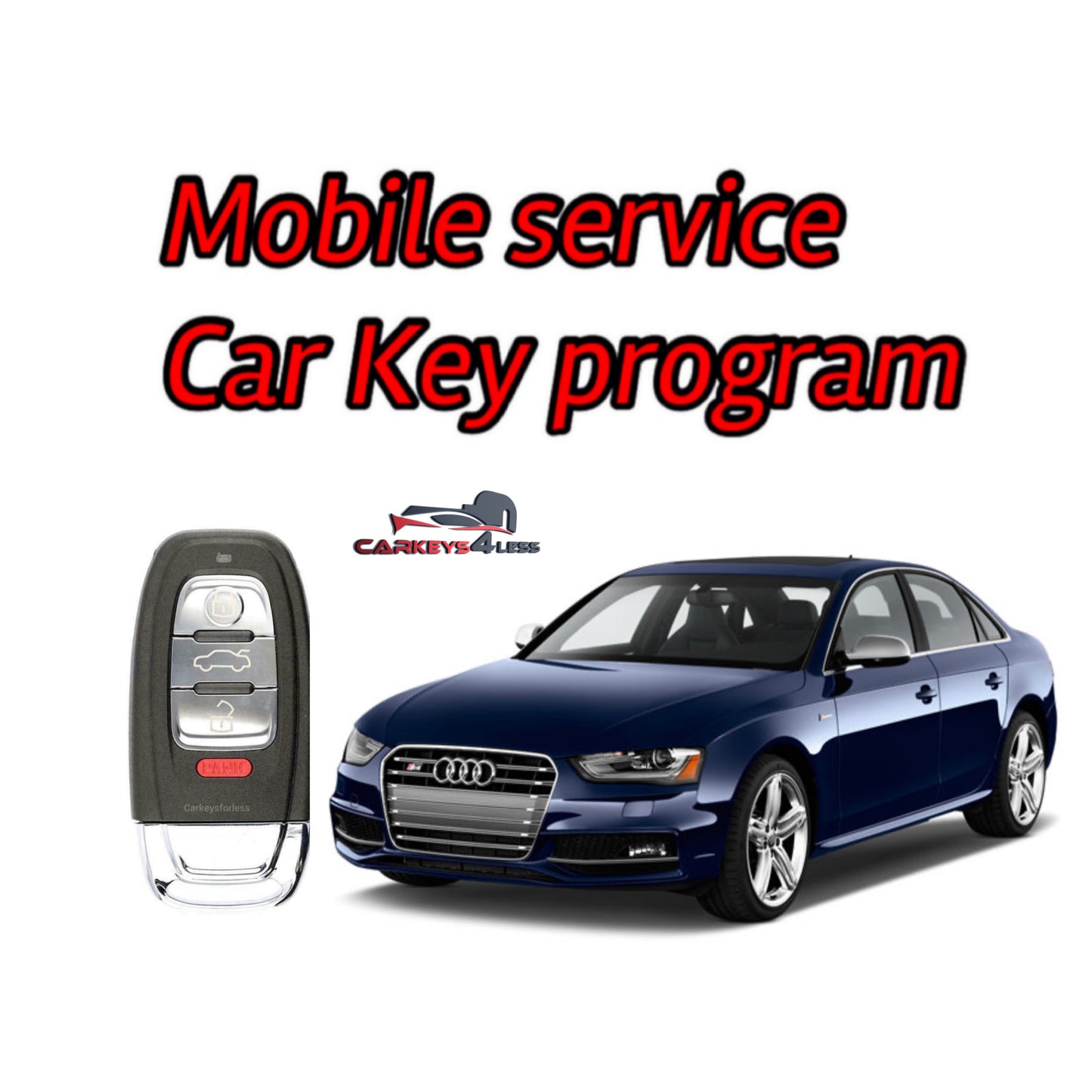 Mobile service for audi car key replacement