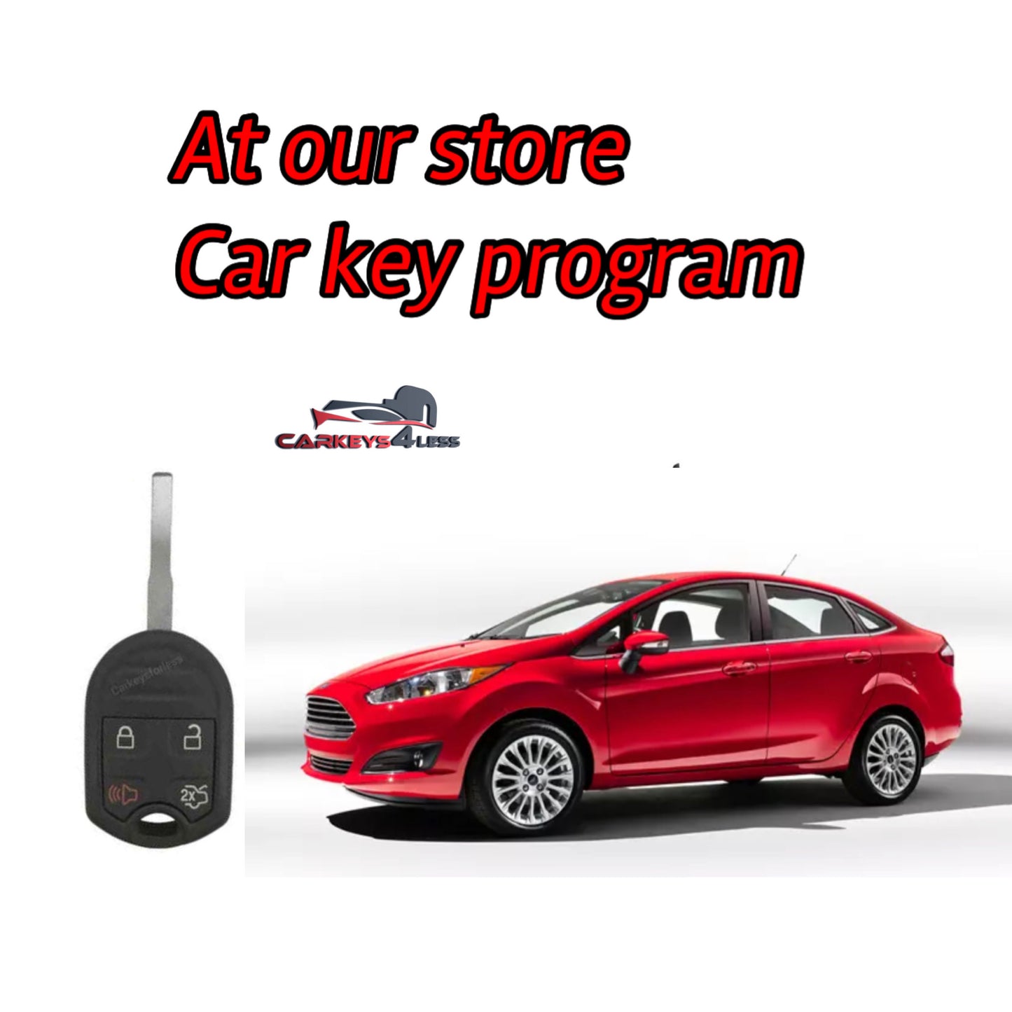 At our store aftermarket car key replacement for ford