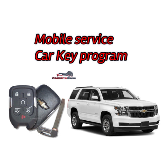 Mobile service for a Chevrolet tahoe car key replacement