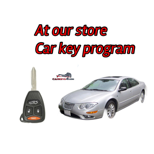 At our store spare car key replacement for dodge/chrysler/jeep