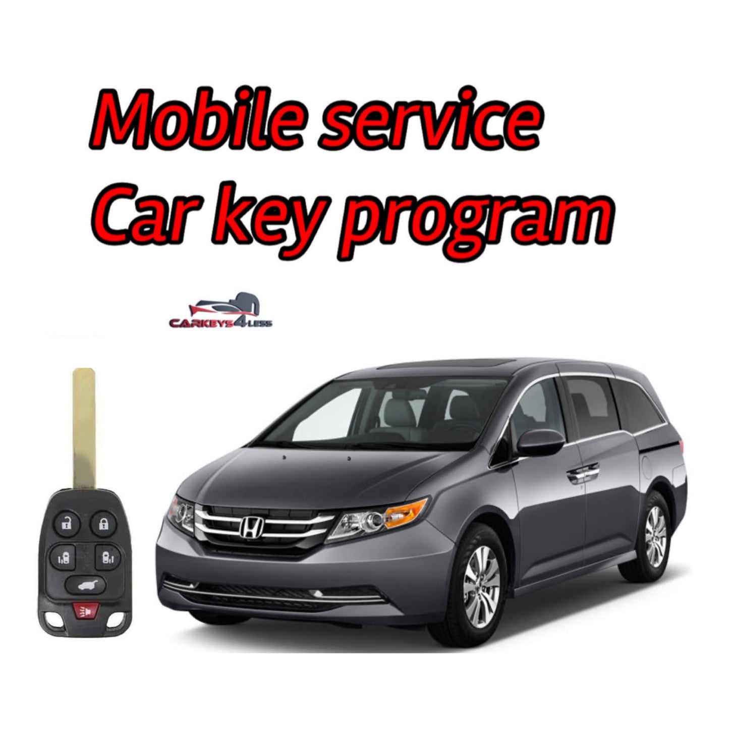 Mobile service for a honda car key replacement