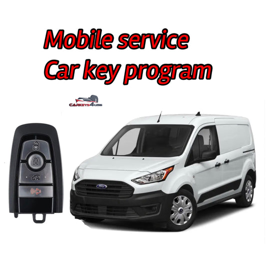 Mobile service for an aftermarket ford smart key replacement