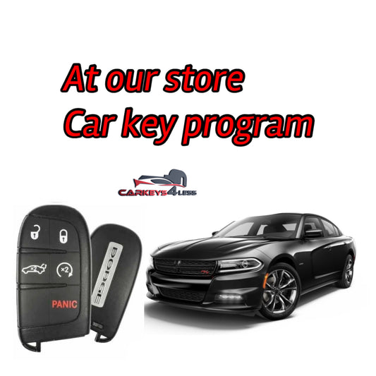 At our store oem refurbished car key replacement for dodge