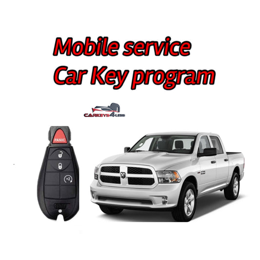 Mobile service for dodge ram car key replacement