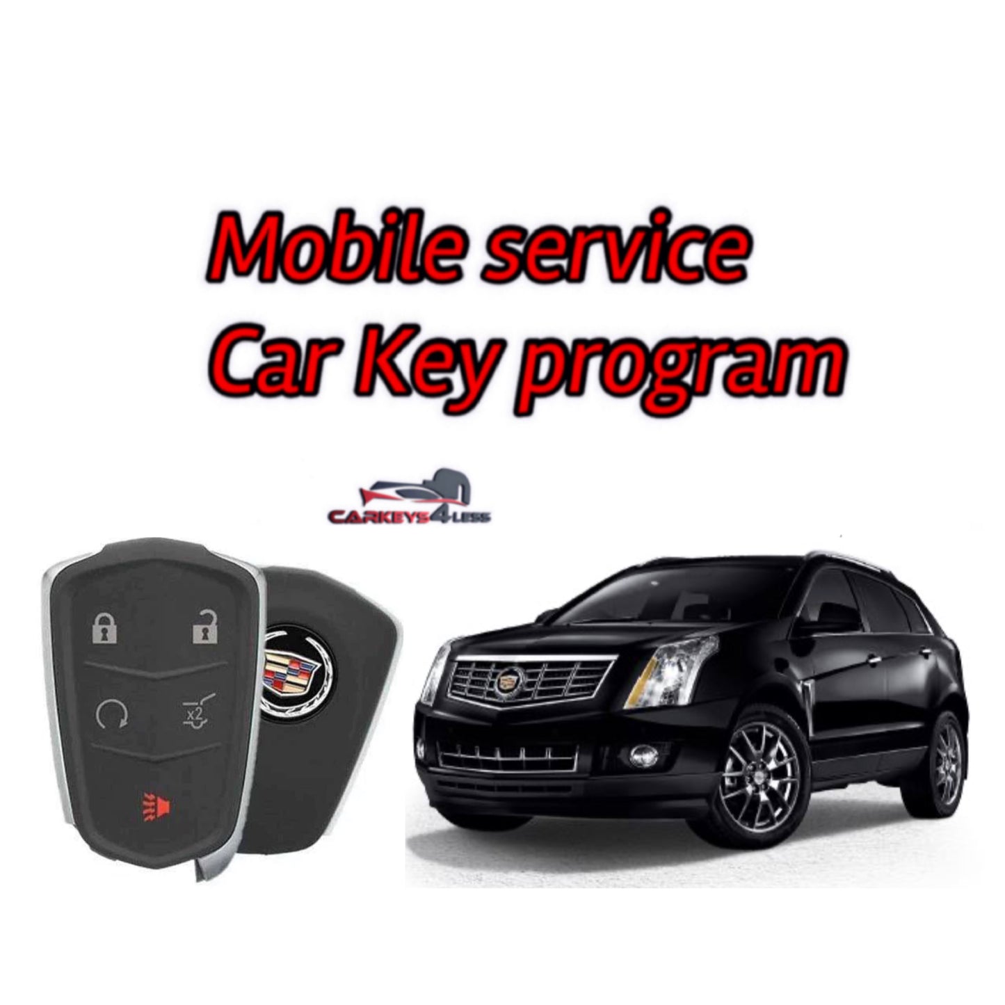 Mobile service for oem refurbished Cadillac car key replacement