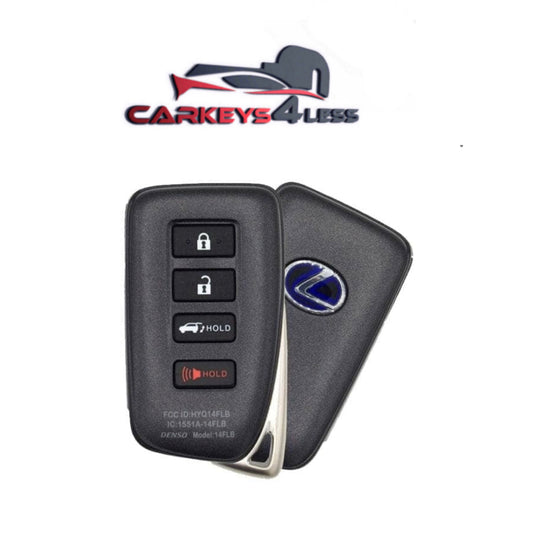 2020-2021 Lexus / 4-Button Smart Key / PN: 89904-0E180 / HYQ14FLB (OEM Refurb)