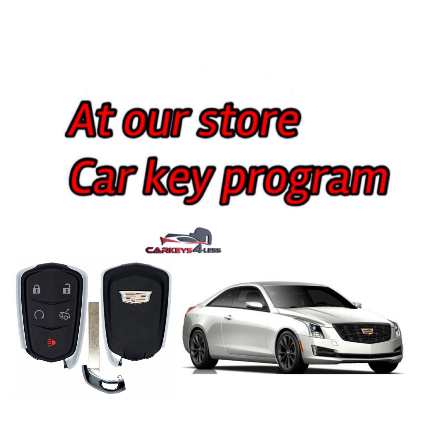 At our store oem car key replacement for cadillac