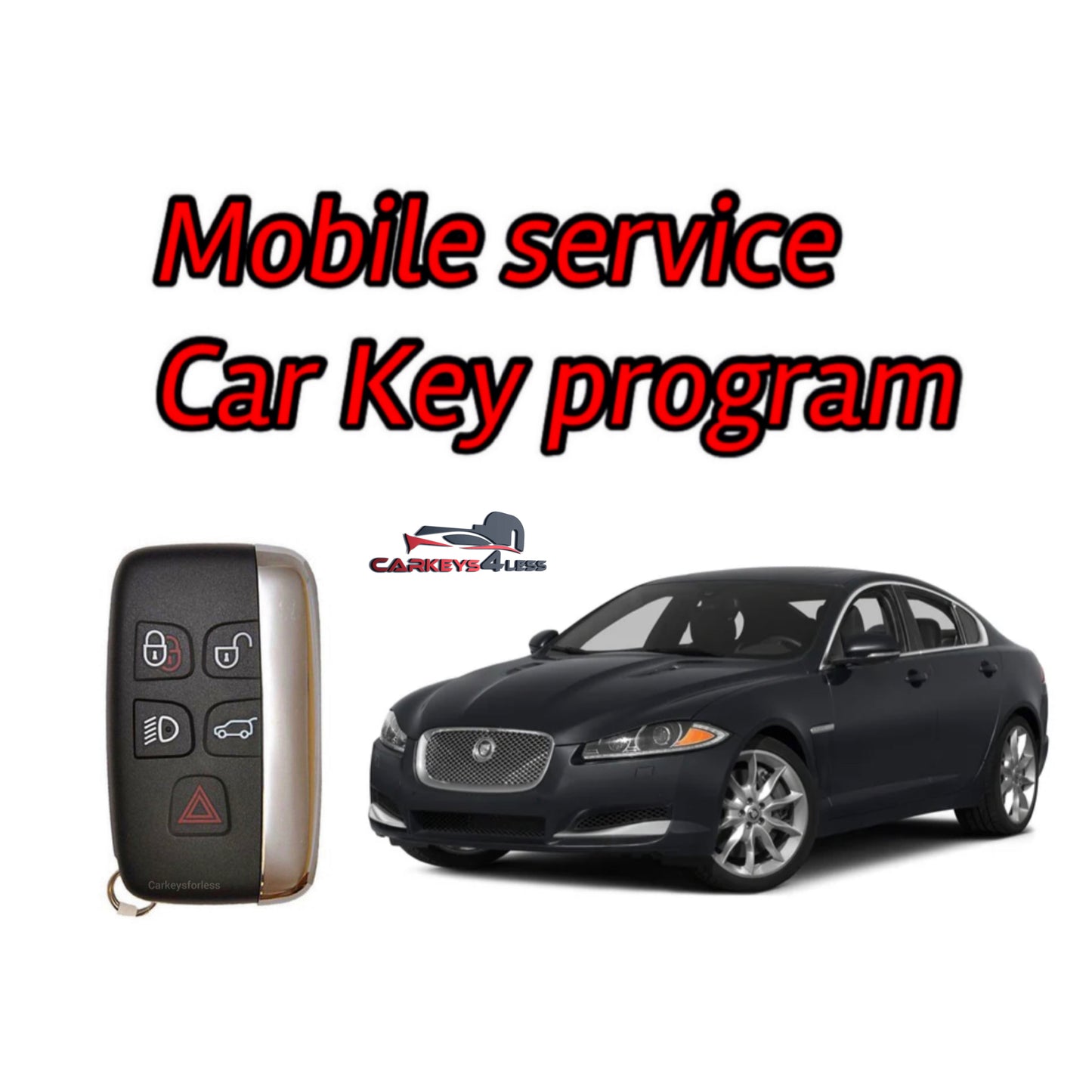 Mobile service for jaguar car key replacement