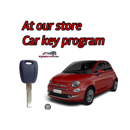 At our store car key replacement for fiat/ram