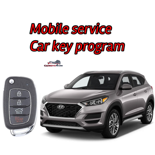 Mobile service car key replacement for Hyundai