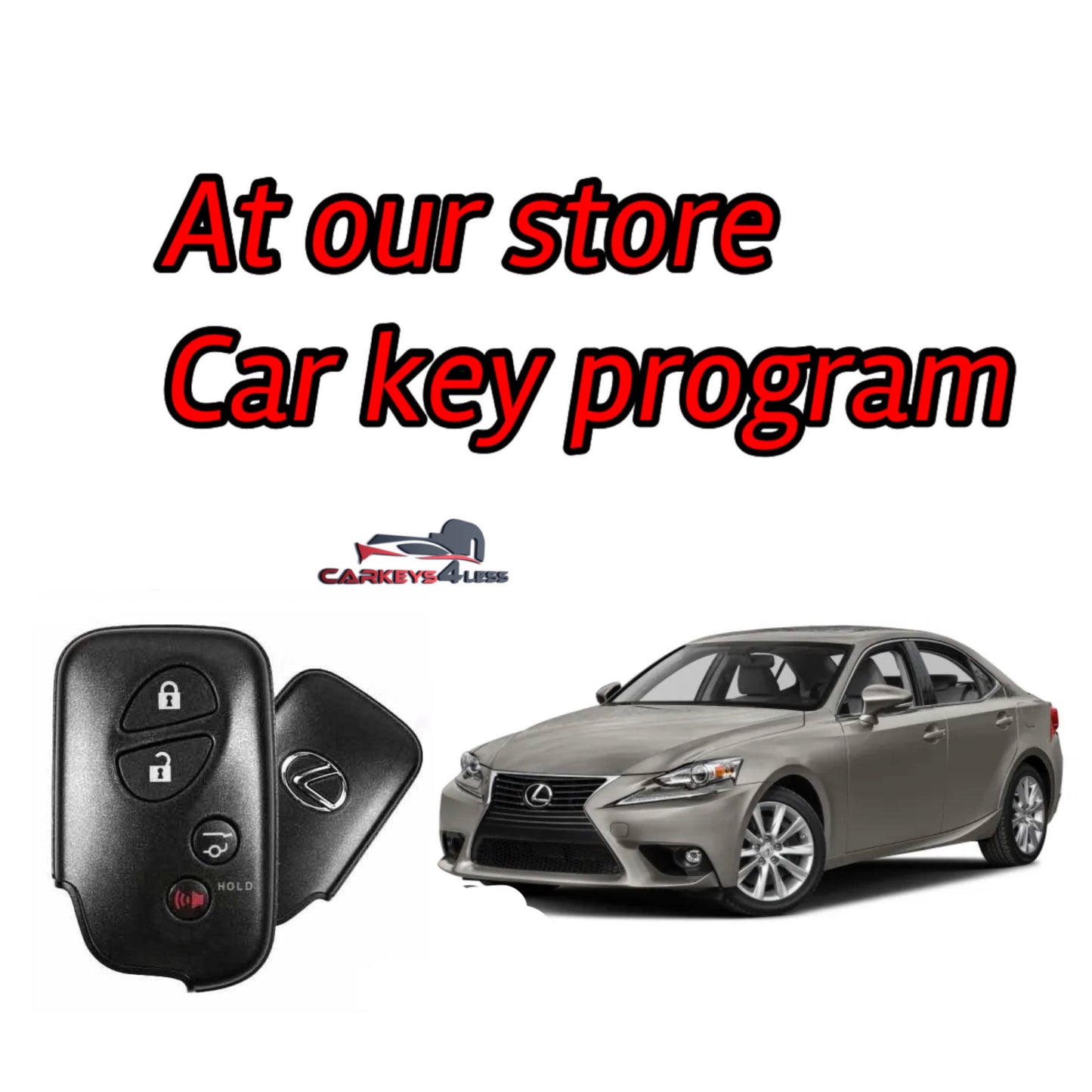 At our store an oem refurbished car key replacement for lexus