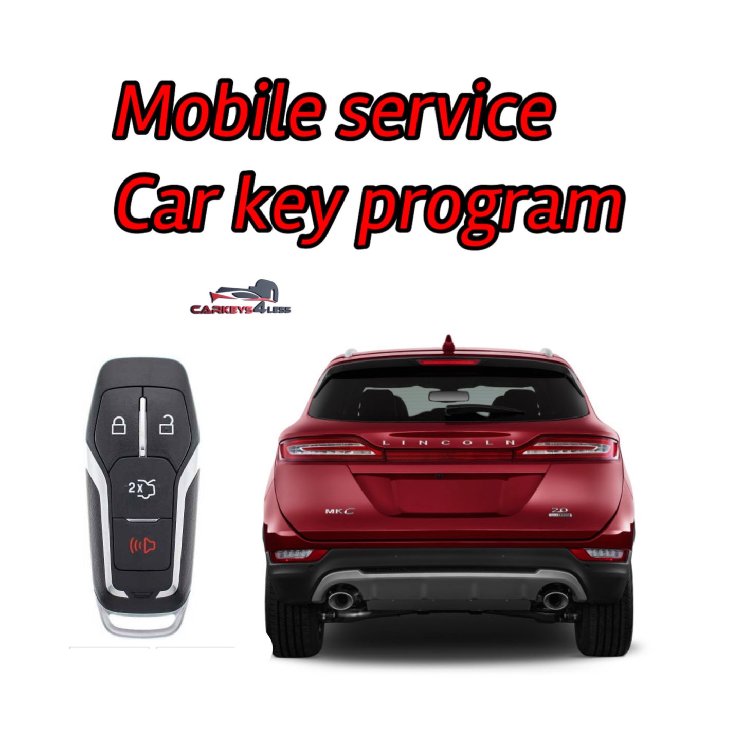 Mobile service for an aftermarket Lincoln smart key replacement