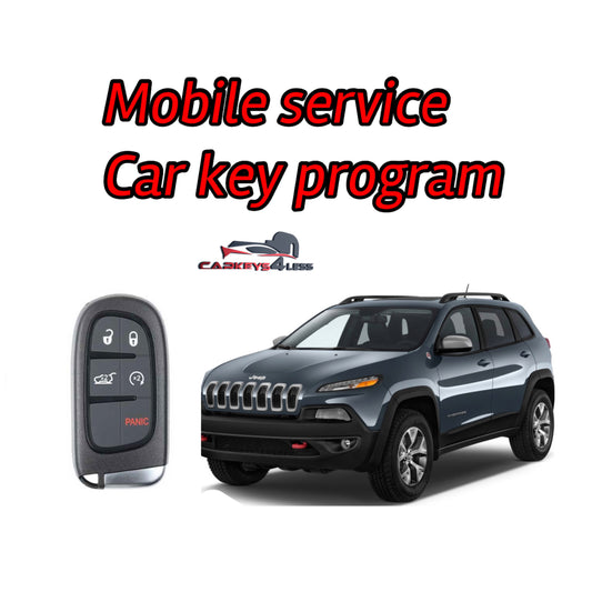 Mobile service for an aftermarket jeep car key program