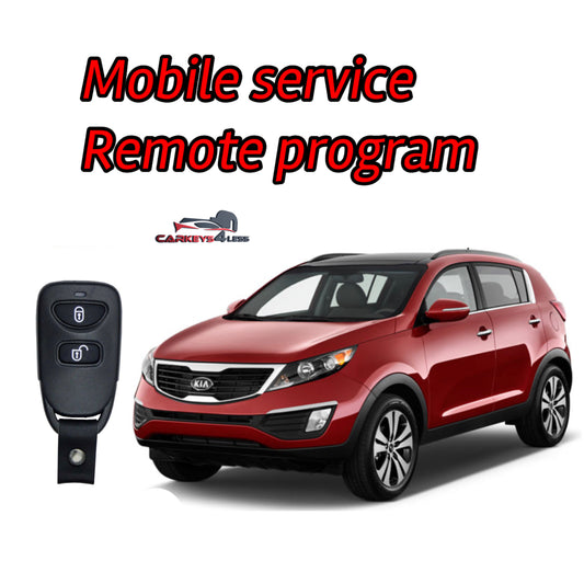 Mobile service for an aftermarket kia remote