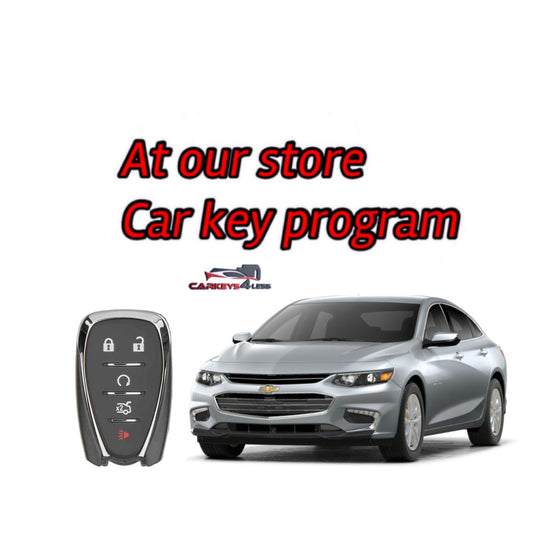 At our store car key replacement for Chevrolet