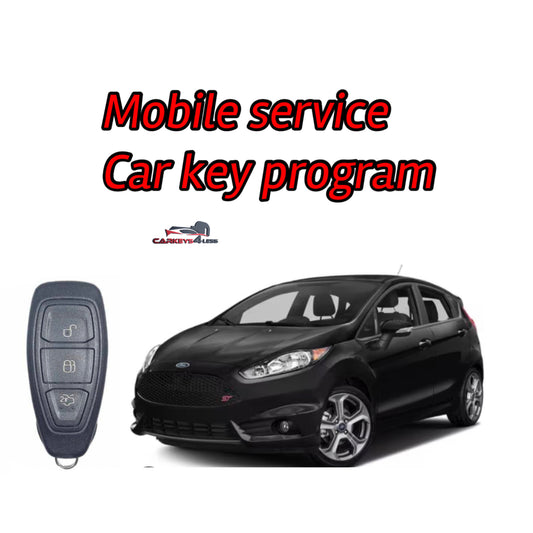 Mobile service for an aftermarket ford smart key replacement