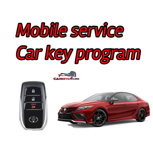 Mobile service for a new oem  toyota car key replacement