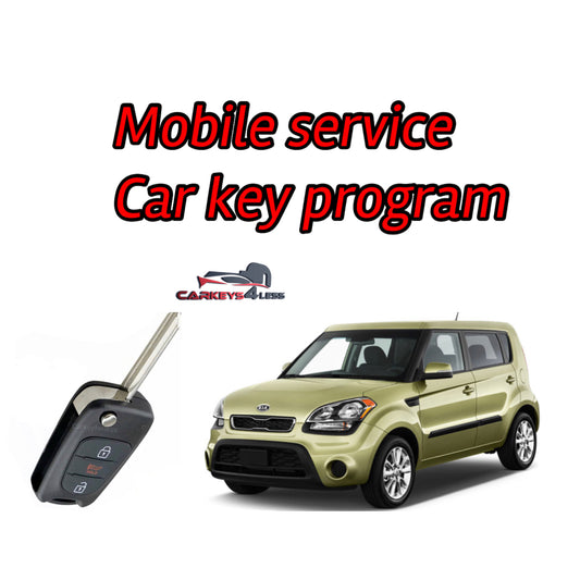 Mobile service for a kia car key replacement