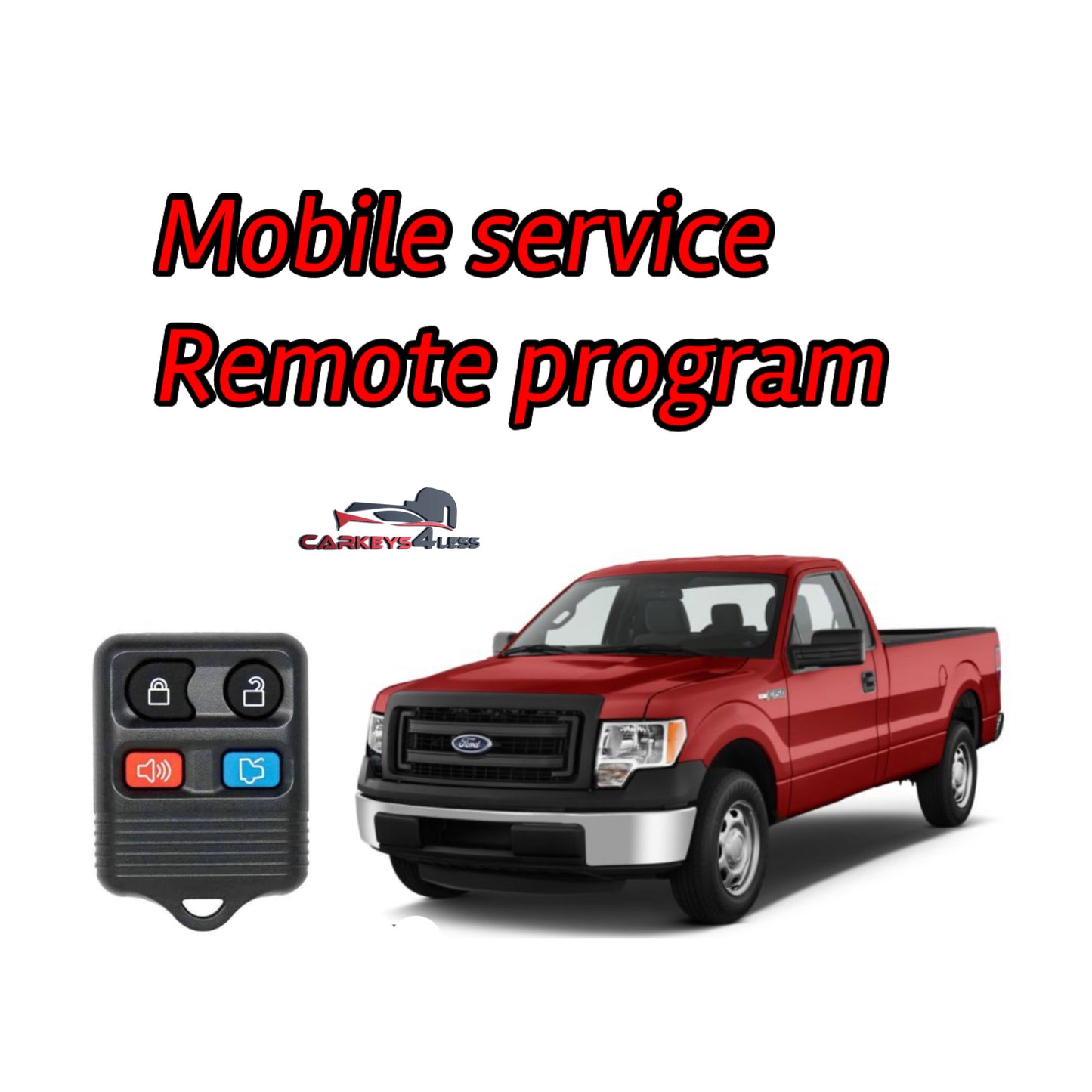 Mobile service for an aftermarket ford remote program