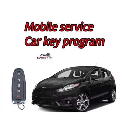 Mobile service for an aftermarket ford smart key replacement