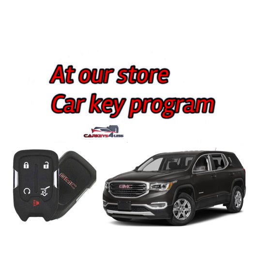 At our store oem car key replacement for gmc