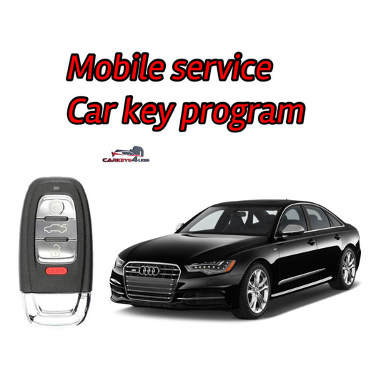 Mobile service for an audi car key replacement with comfort access