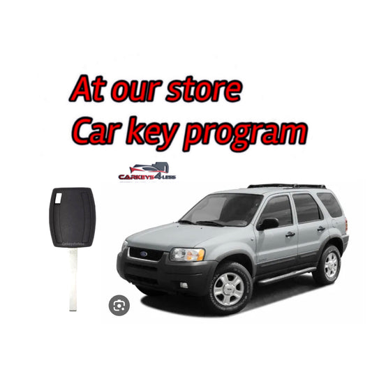 At our store ford car key replacement