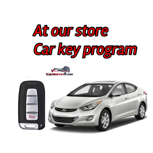 At our store spare car key replacement for hyundai