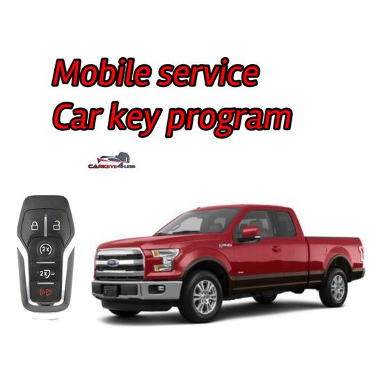 Mobile service for an aftermarket ford smart key replacement