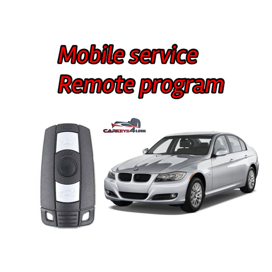 Mobile service for an aftermarket key program for bmw