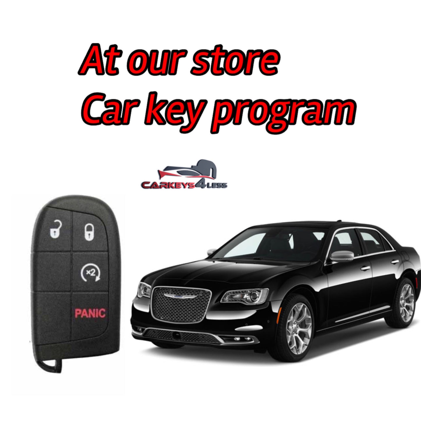 At our store oem refurbished car key replacement for chrysler