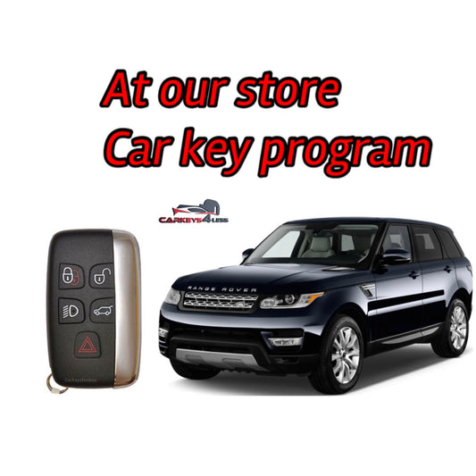 At our store spare car key replacement for land rover