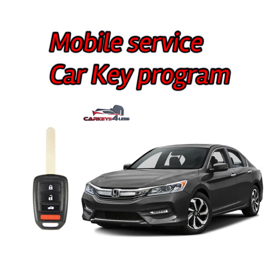 Mobile service for honda car key replacement