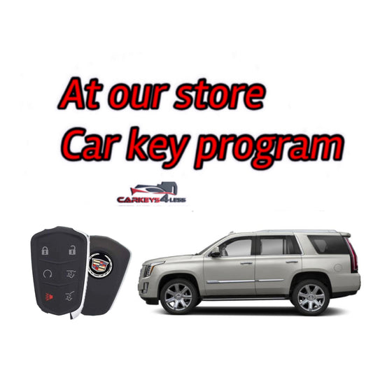 At our store oem refurbished car key replacement for Cadillac Escalade