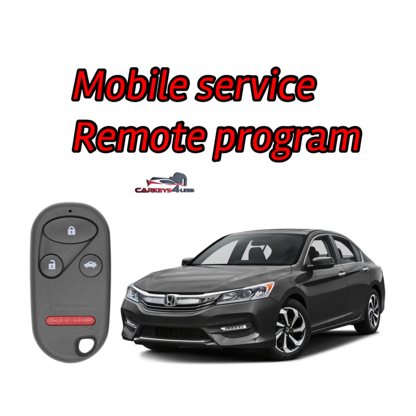 Mobile service for an aftermarket honda remote replacement