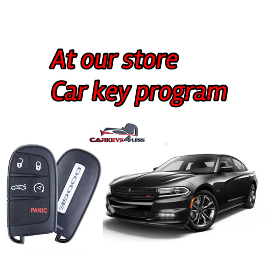 At our store oem refurbished car key replacement for dodge