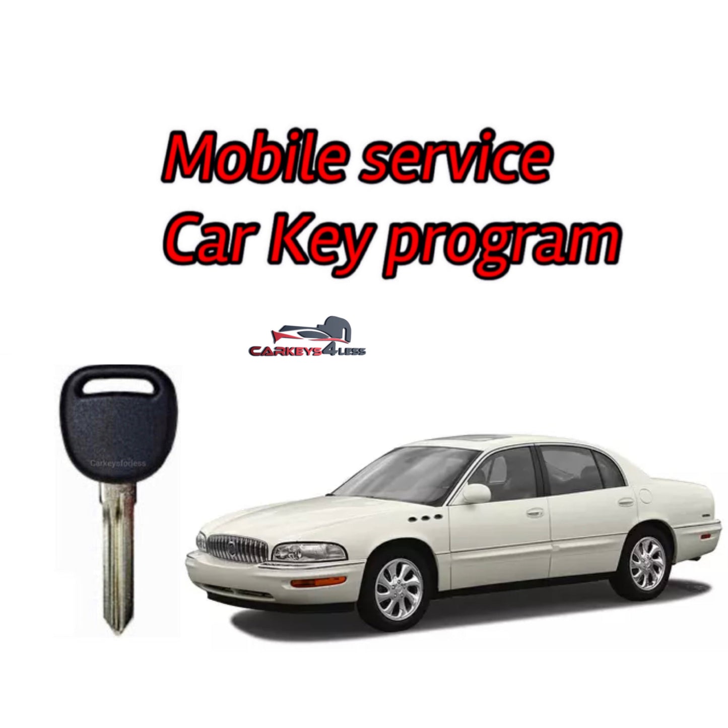 Mobile service for a car key replacement program