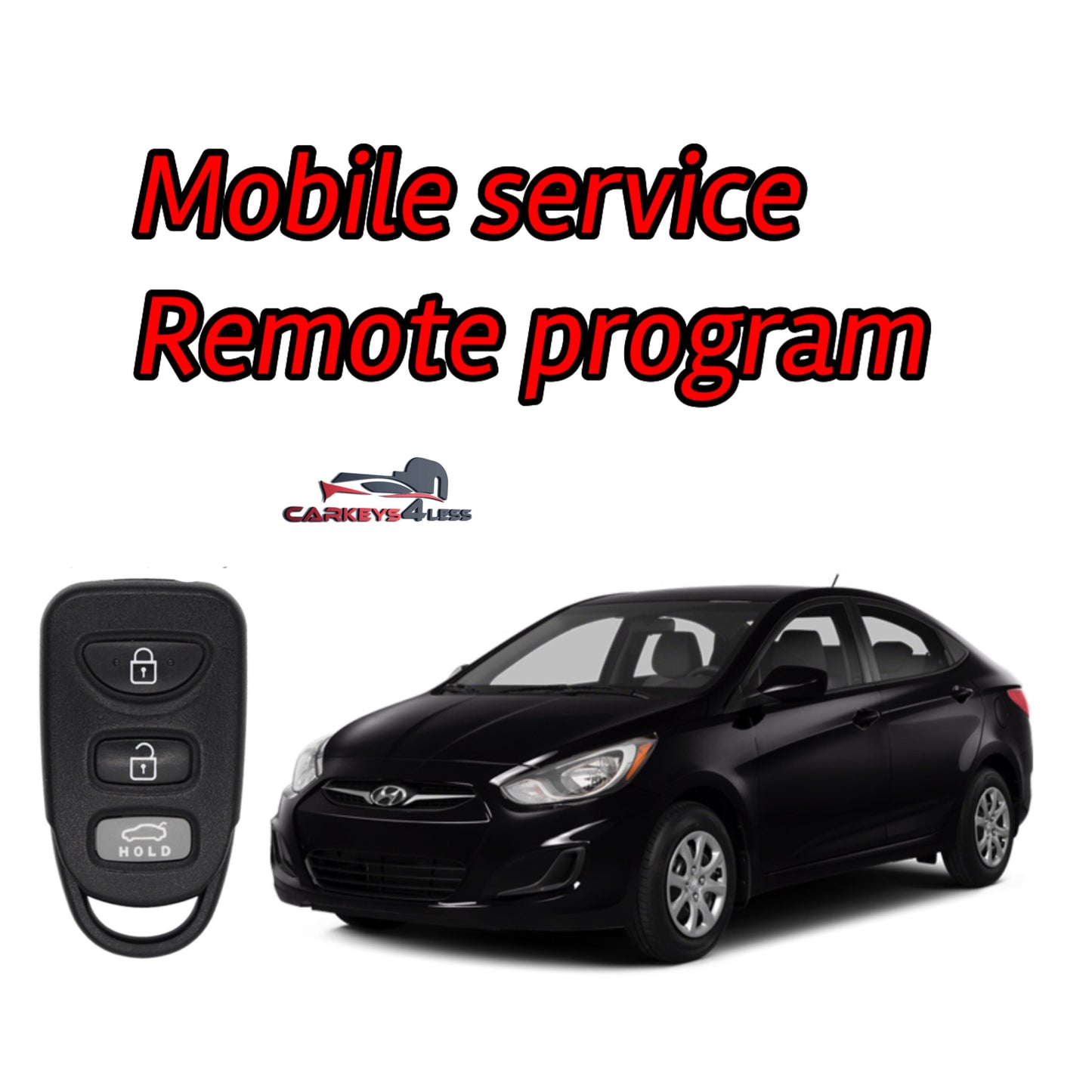 Mobile service for an aftermarket hyundai remote