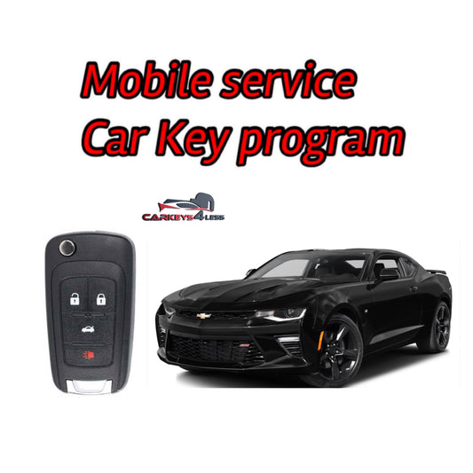 Mobile service for Chevrolet car key replacement