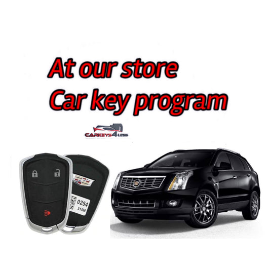 At our store oem refurbished Cadillac car key replacement