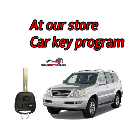 At our store car key replacement for lexus