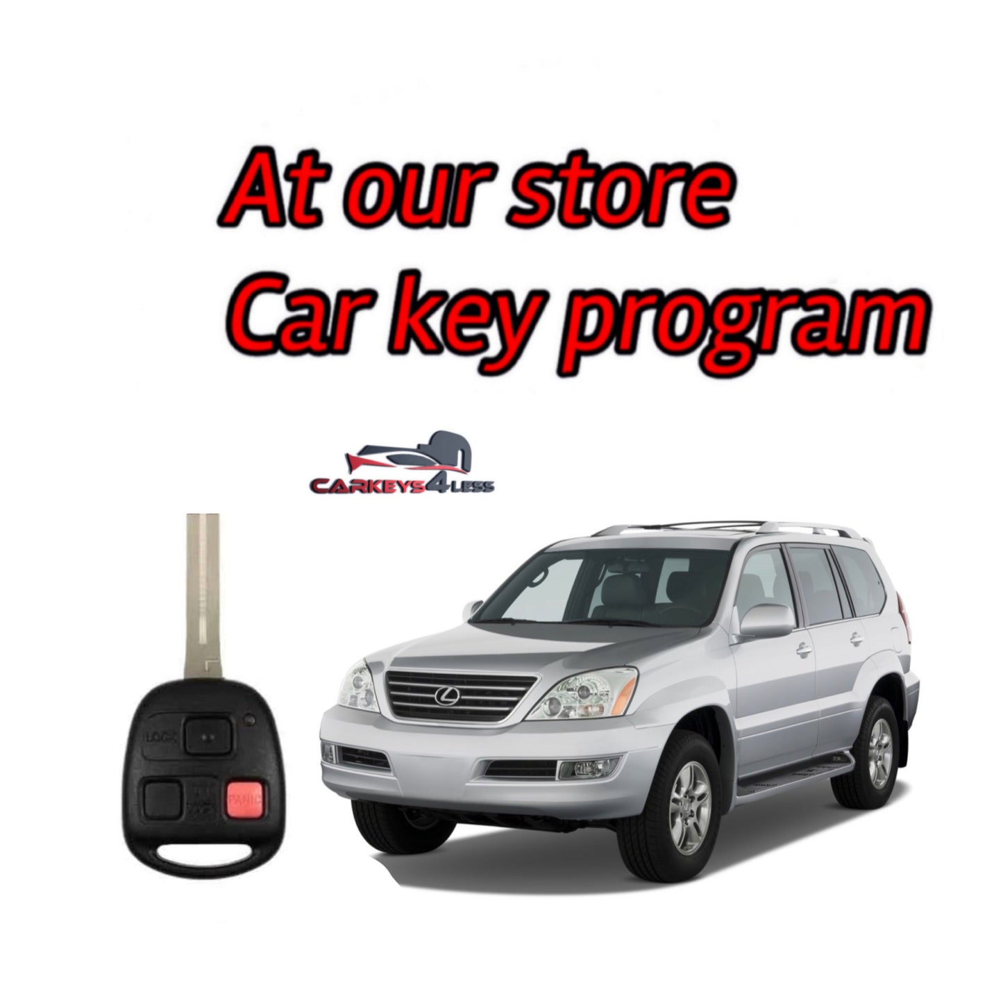 At our store car key replacement for lexus