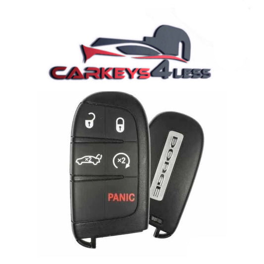 2011-2018 Dodge Charger Challenger / 5-Button Smart Key / PN: 5026676AC / M3N-40821302 (OEM Refurb)