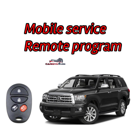 Mobile service for a Toyota remote replacement