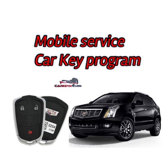 Mobile service for an oem refurbished Cadillac car key replacement