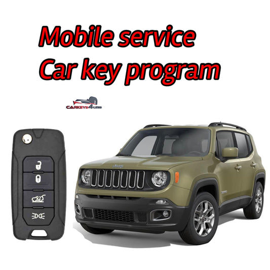 Mobile service car key replacement for jeep/fiat